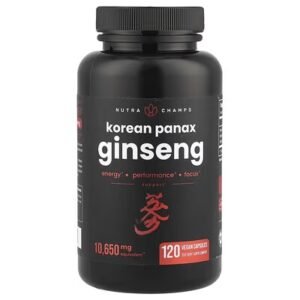 NutraChamps Korean Panax Ginseng 532.5mg Capsules