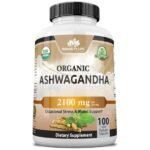 Organic Ashwagandha 2100mg Vegan Capsules