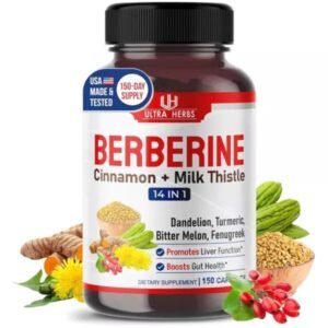 Premium Berberine with Cinnamon & Milk Thistle 150 Capsules