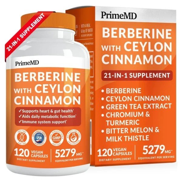 PrimeMD 21-in-1 Berberine 5279mg Capsules