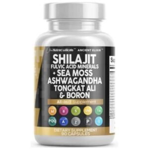 Shilajit Supplement with Tongkat Ali 90 Capsules