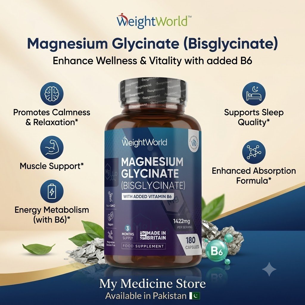 WeightWorld Magnesium Glycinate 180