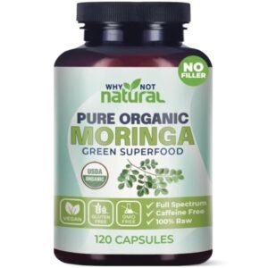 Why Not Natural Organic Moringa 120 Capsules