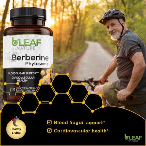 B’leaf Nature Berberine Phytosome 120 Capsules