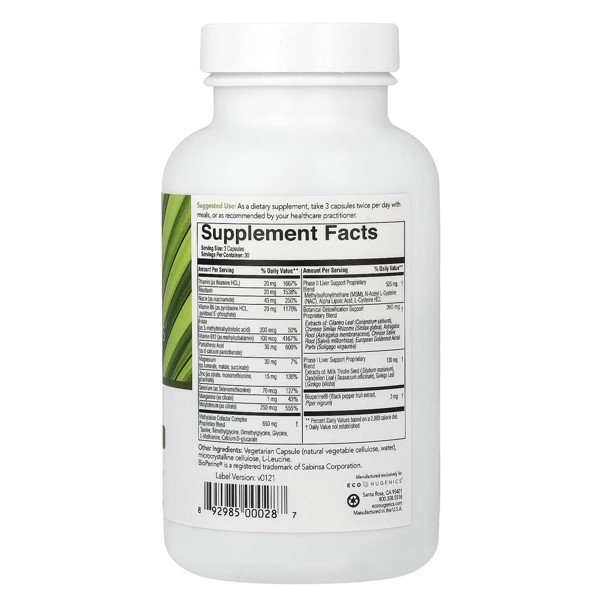 Econugenics EcoDetox® 90 Vegetarian Capsules