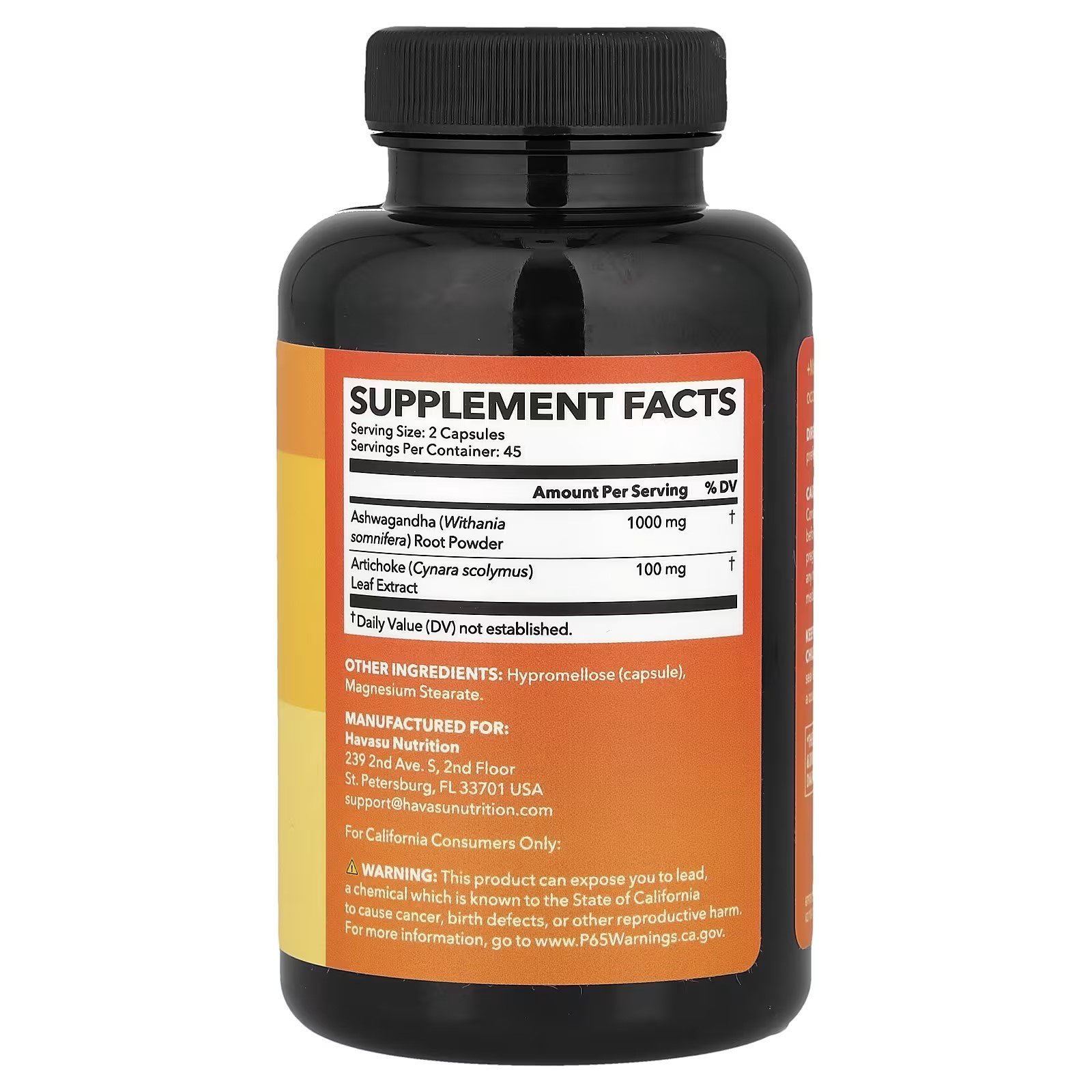 Havasu Nutrition Ashwagandha 90 Capsules