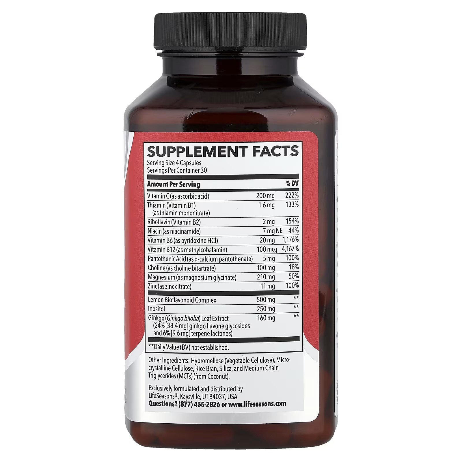 LifeSeasons Ring-X™ 120 Veg Capsules