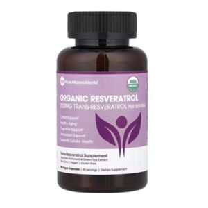 Pure Micronutrients Organic Resveratrol 90 Vegan Capsules in Pakistan