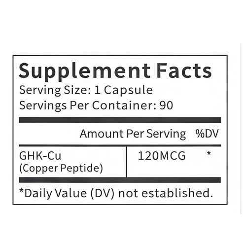 QUBIT GHK-Cu Copper Peptide 90 Capsules