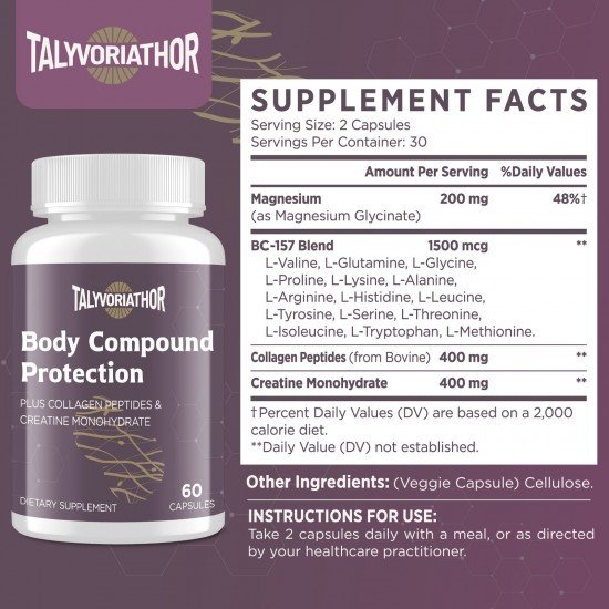 Talyvoriathor BPC-157 1500mcg 60 Capsules
