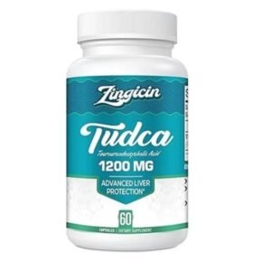 Zingicin TUDCA Supplement 1200mg 60 Veggie Capsules