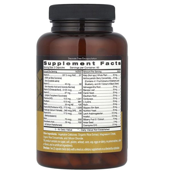 D'adamo Polyvite® B Multivitamin 120 Veggie Caps in Pakistan