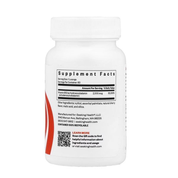 Seeking Health Hydroxo-Adeno B12 2,000 mcg 60 Lozenges in Pakistan