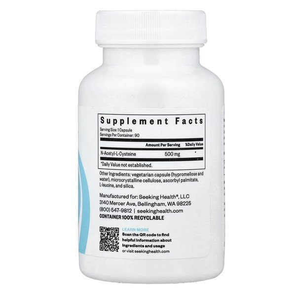 Seeking Health NAC 500 mg 90 Capsules in Pakistan