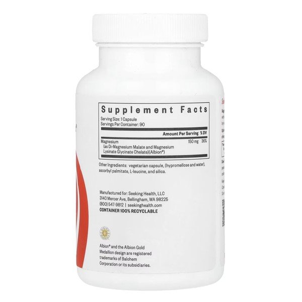 Seeking Health Optimal Magnesium 150mg 90 Vegetarian Capsules in Pakistan